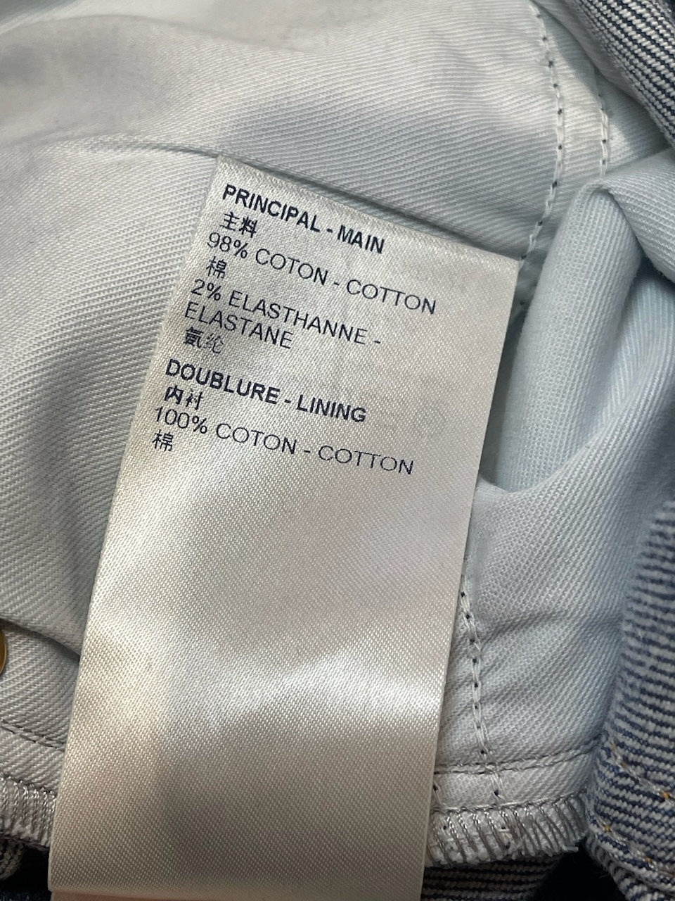 Jeans Louis Vuitton bleu T.36