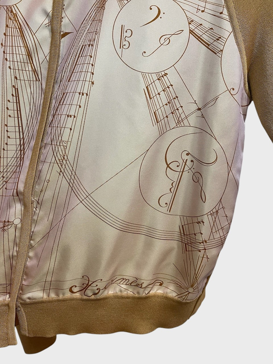 Cardigan Hermès beige T.M