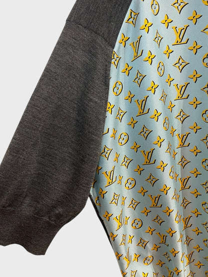 Pull Louis Vuitton gris T.XL