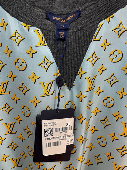 Pull Louis Vuitton gris T.XL