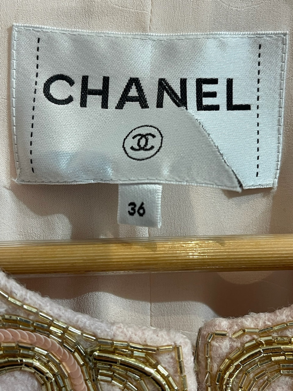 Veste Chanel rose T.36