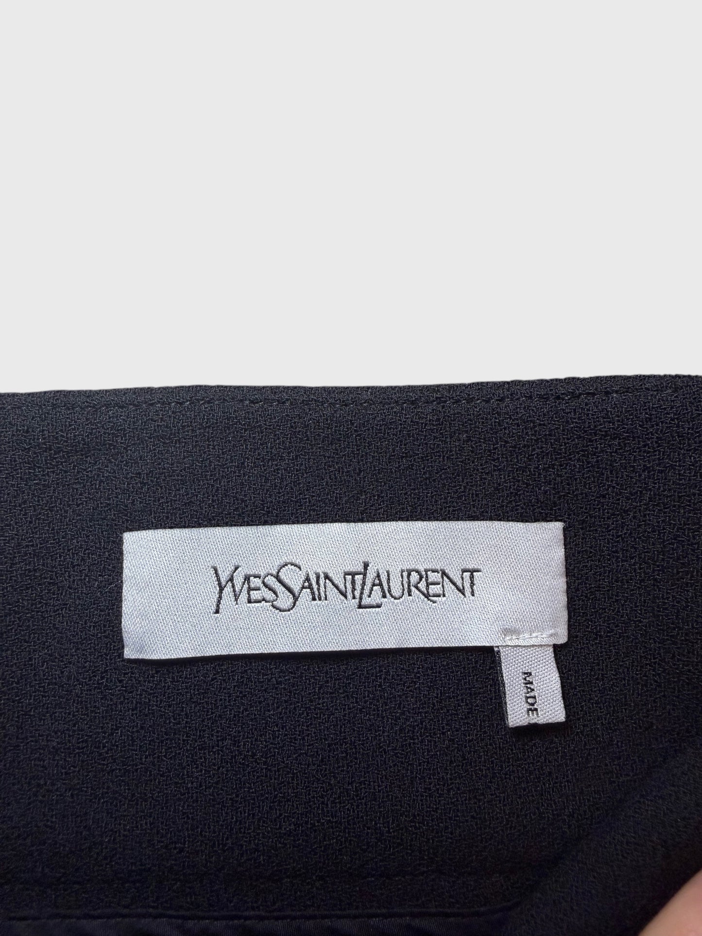 Pantalon Yves Saint Laurent noir T.36