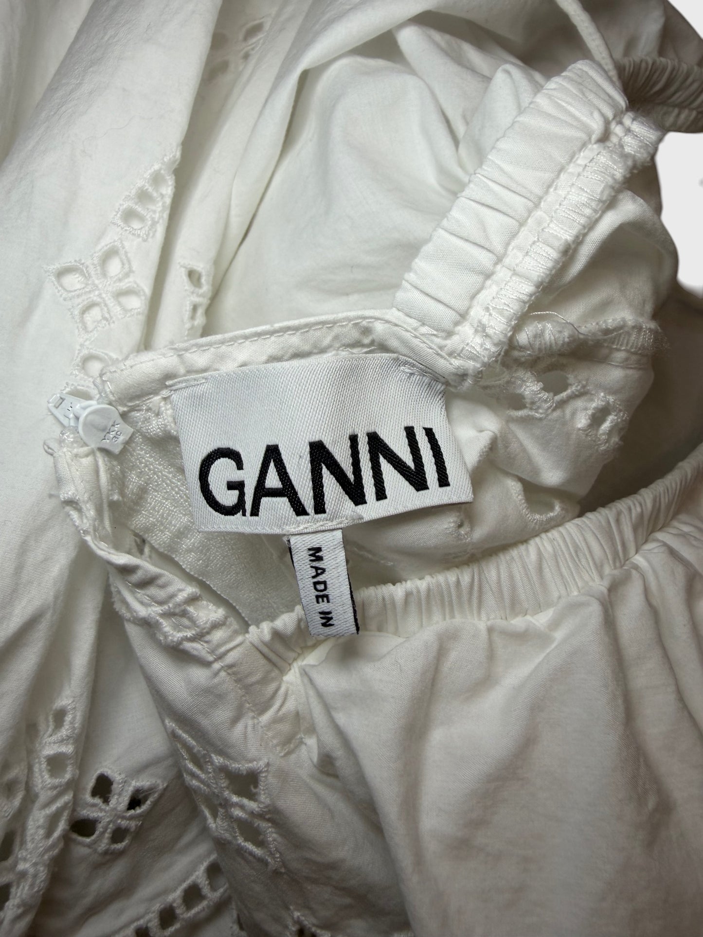 Blouse Ganni blanche T.38