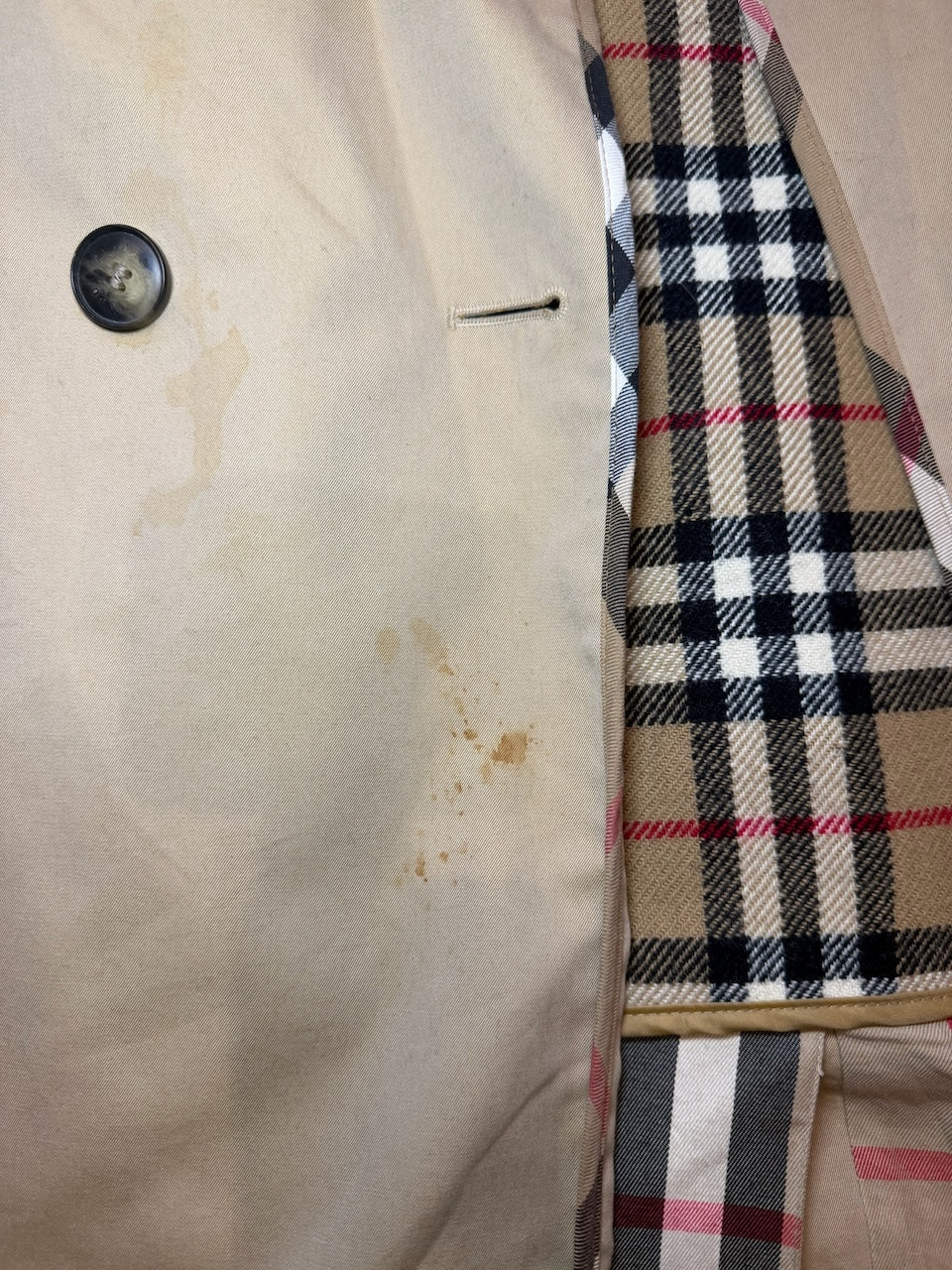 Trench Burberry beige T.38