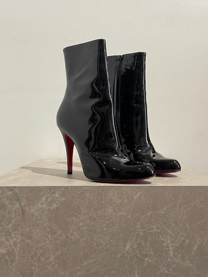 Bottines Christian Louboutin noires T.37,5