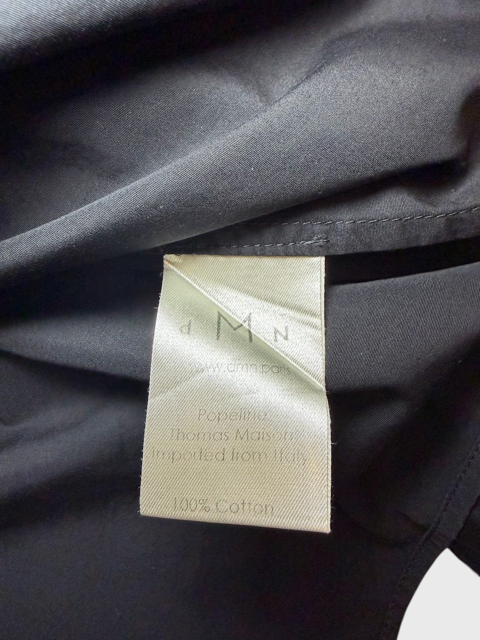 Chemise dMn noire T.Unique