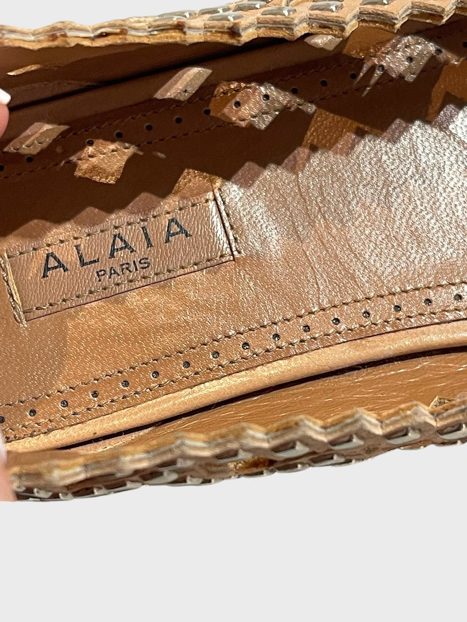 Ballerines Alaia beiges T.37,5