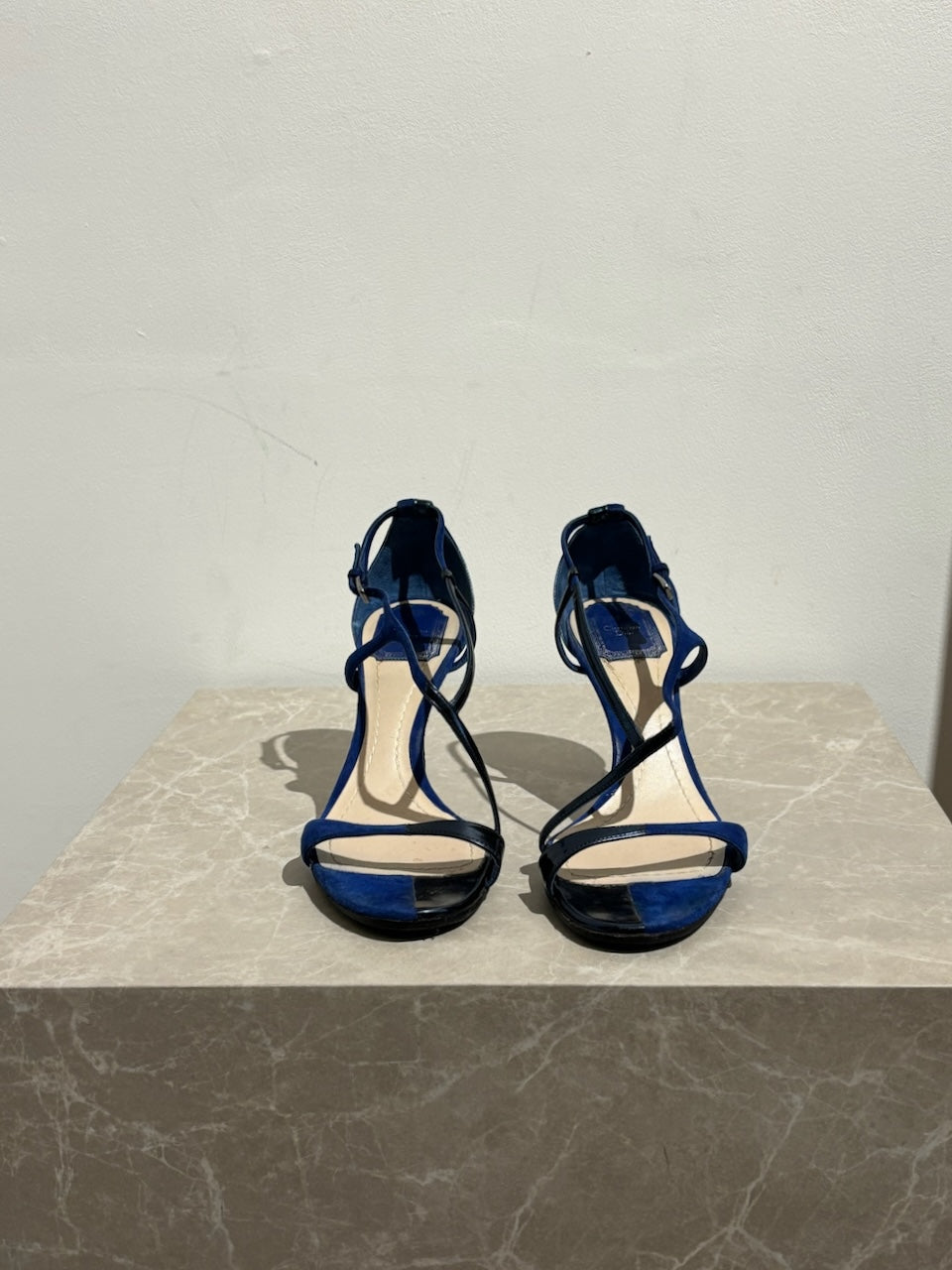 Sandales Dior bleues T.37