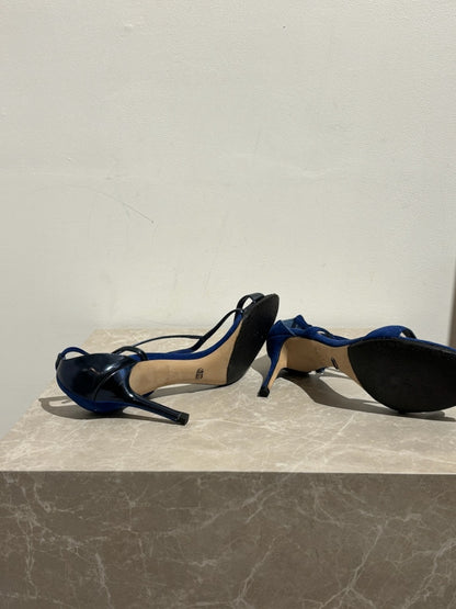 Sandales Dior bleues T.37