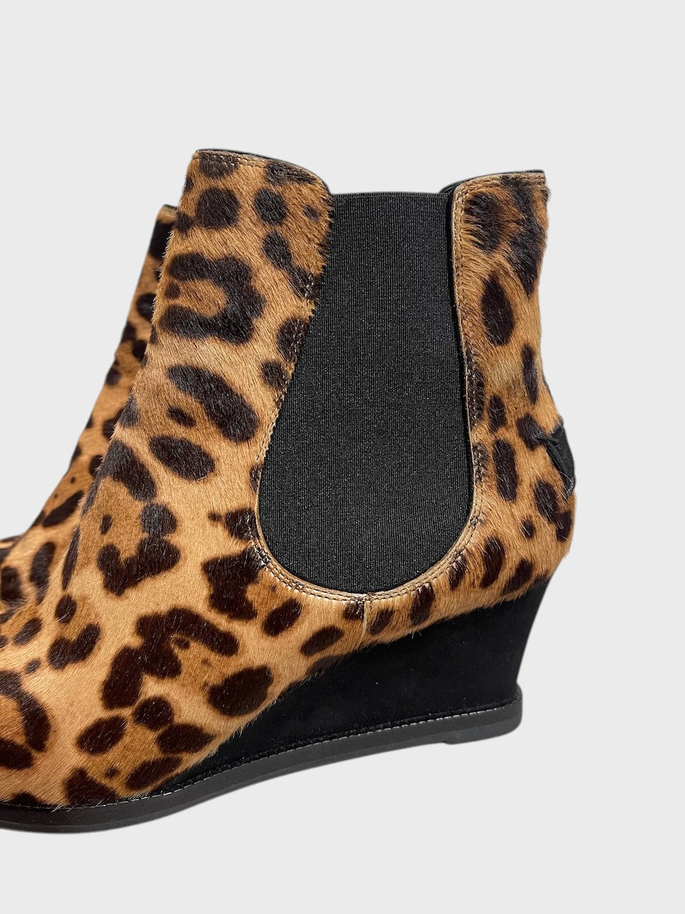 Bottines Fendi léopard T.38