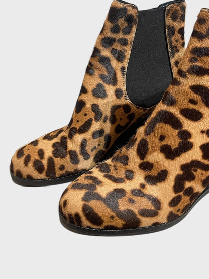 Bottines Fendi léopard T.38