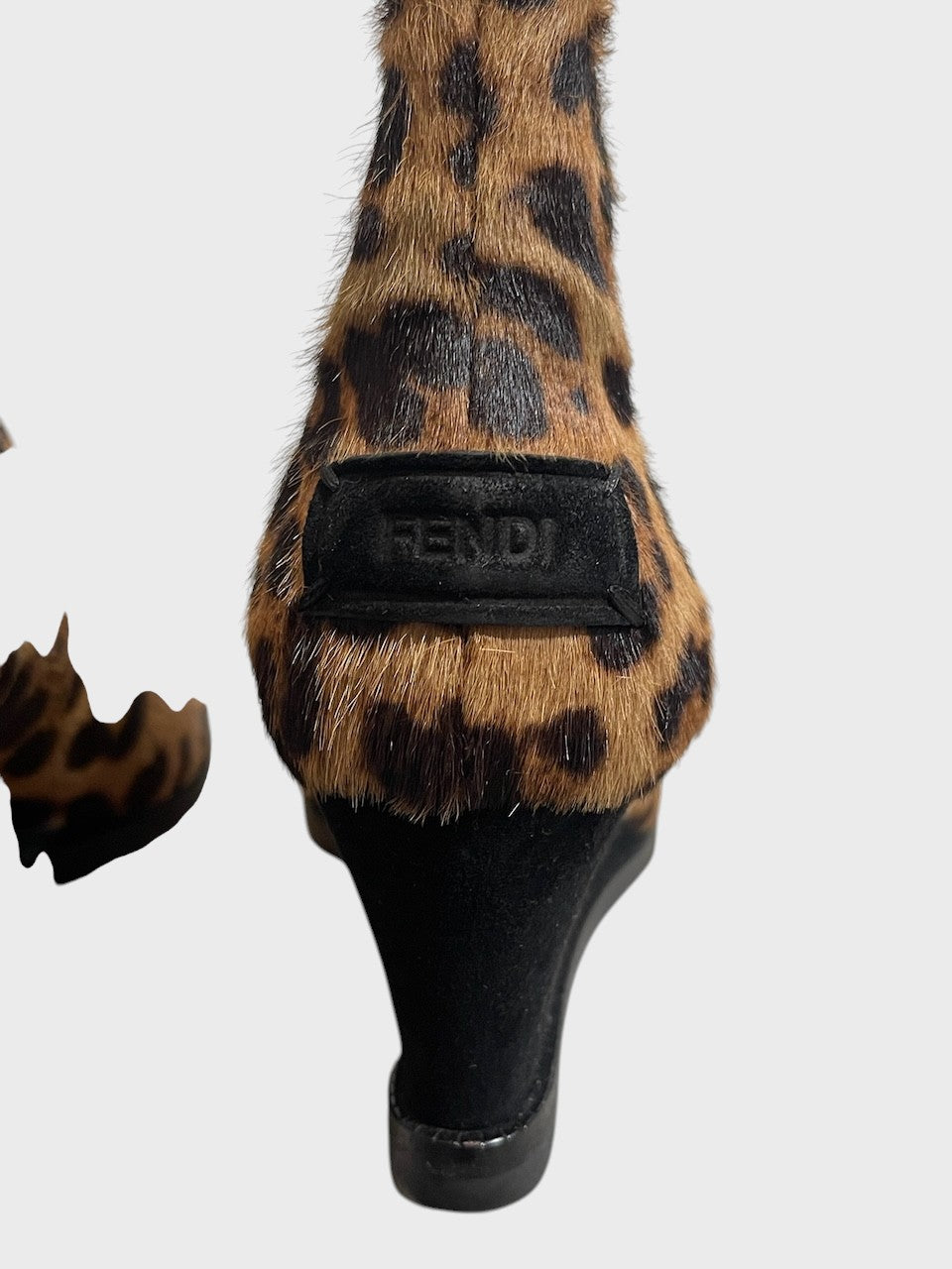 Bottines Fendi léopard T.38