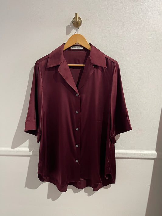 Chemise Acne Studios bordeaux T.36