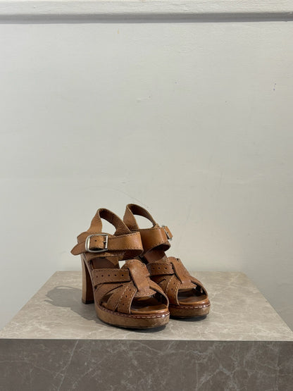 Sandales Chloé camel T.37
