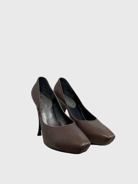 Escarpins Celine marron T.37