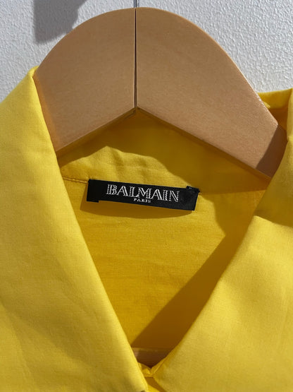 Chemisier Balmain jaune T.42