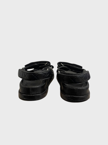 Sandales Chanel Dad noires T.35.5