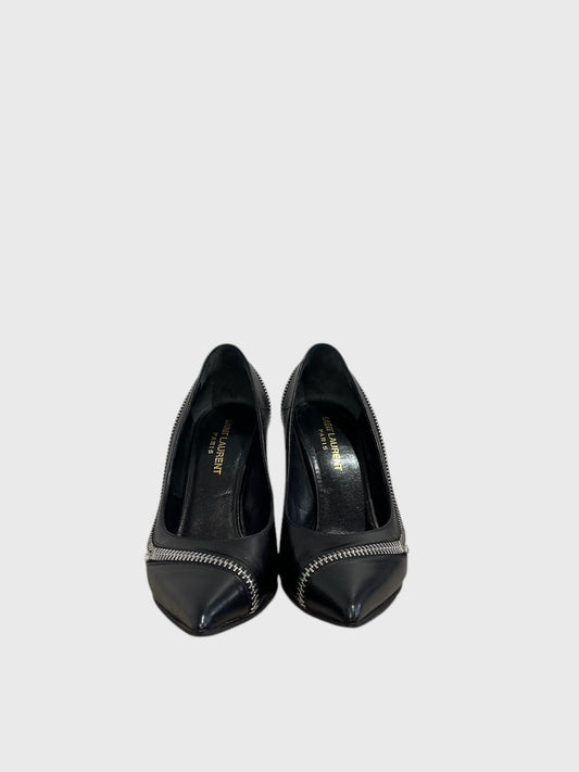 Escarpins Saint Laurent noirs T.37