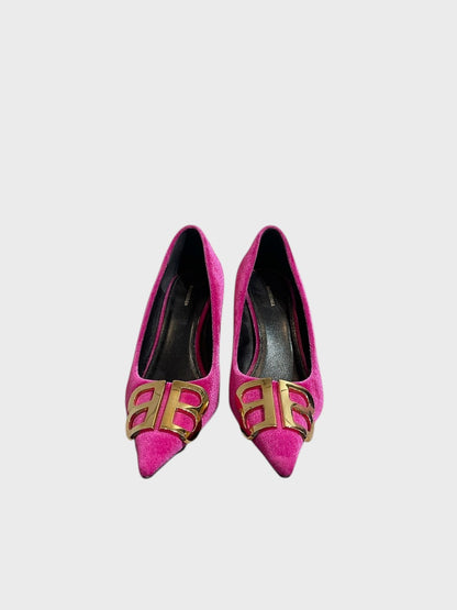Escarpins Balenciaga roses T.36,5