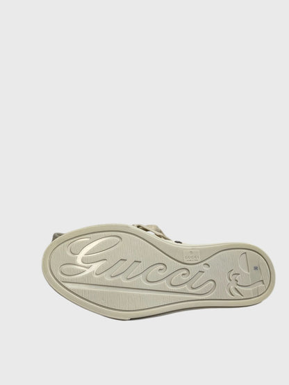 Baskets Gucci beiges T.36