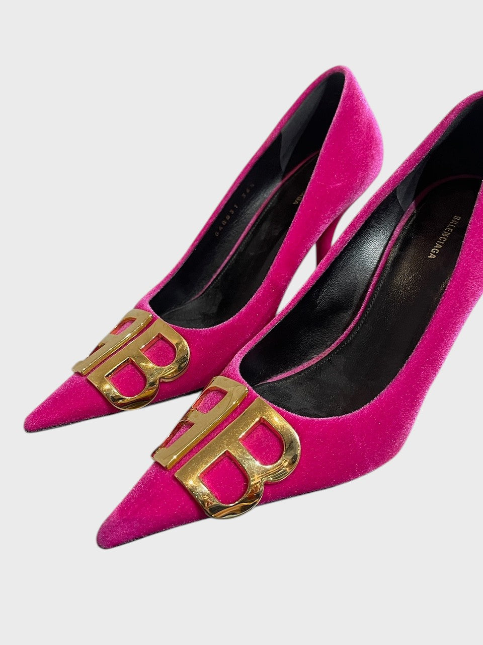 Escarpins Balenciaga roses T.36,5