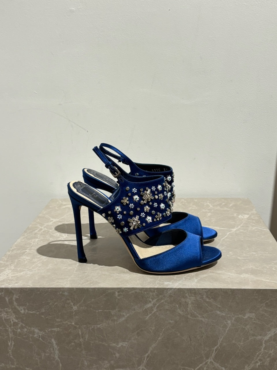 Sandales Dior bleues T.37,5