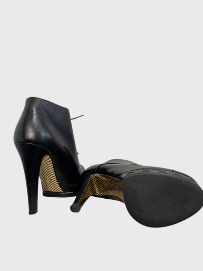 Bottines Chanel noires T.37,5
