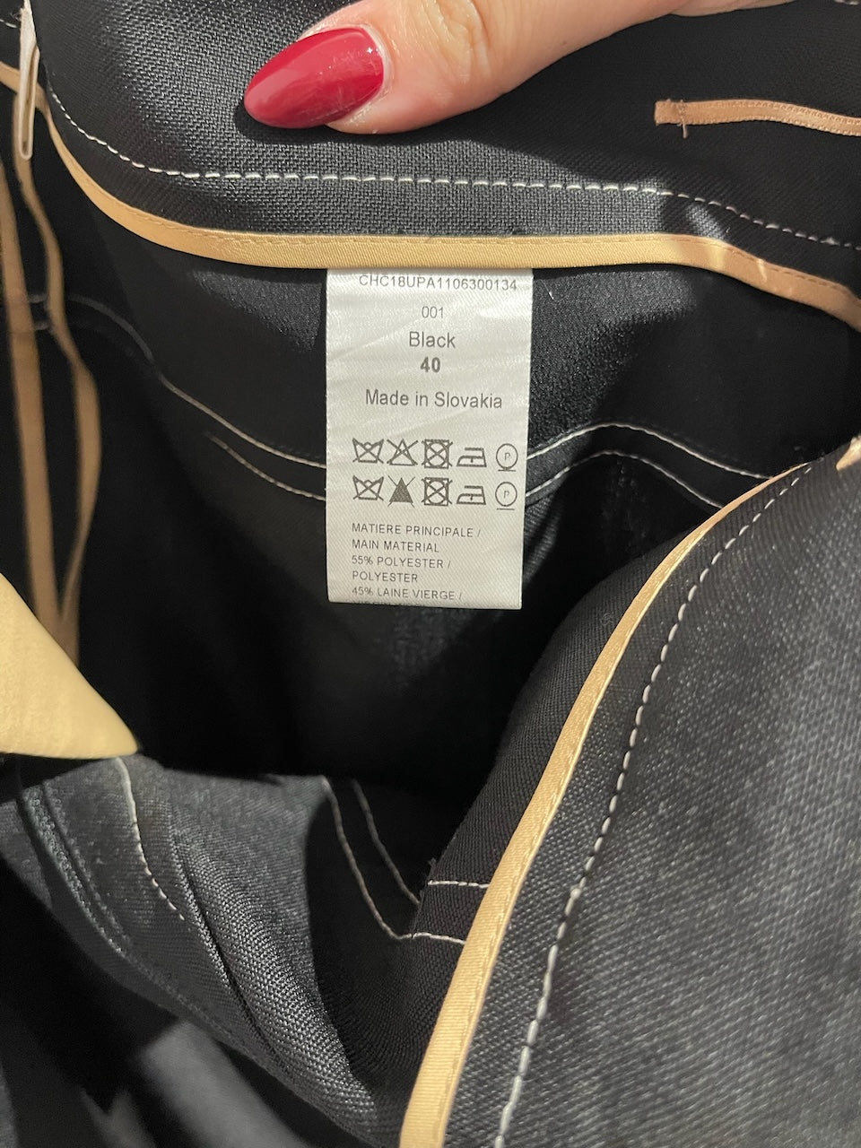 Bermuda Chloé noir T.40