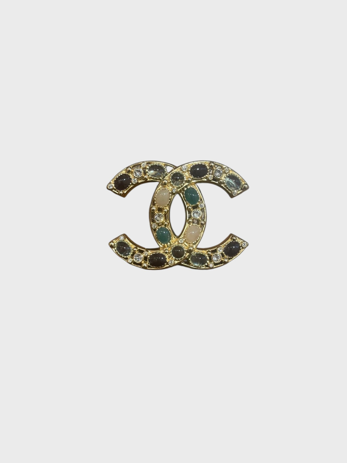 Broche Chanel cabochons
