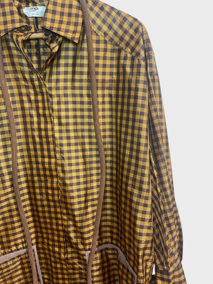 Robe Fendi vichy T.40