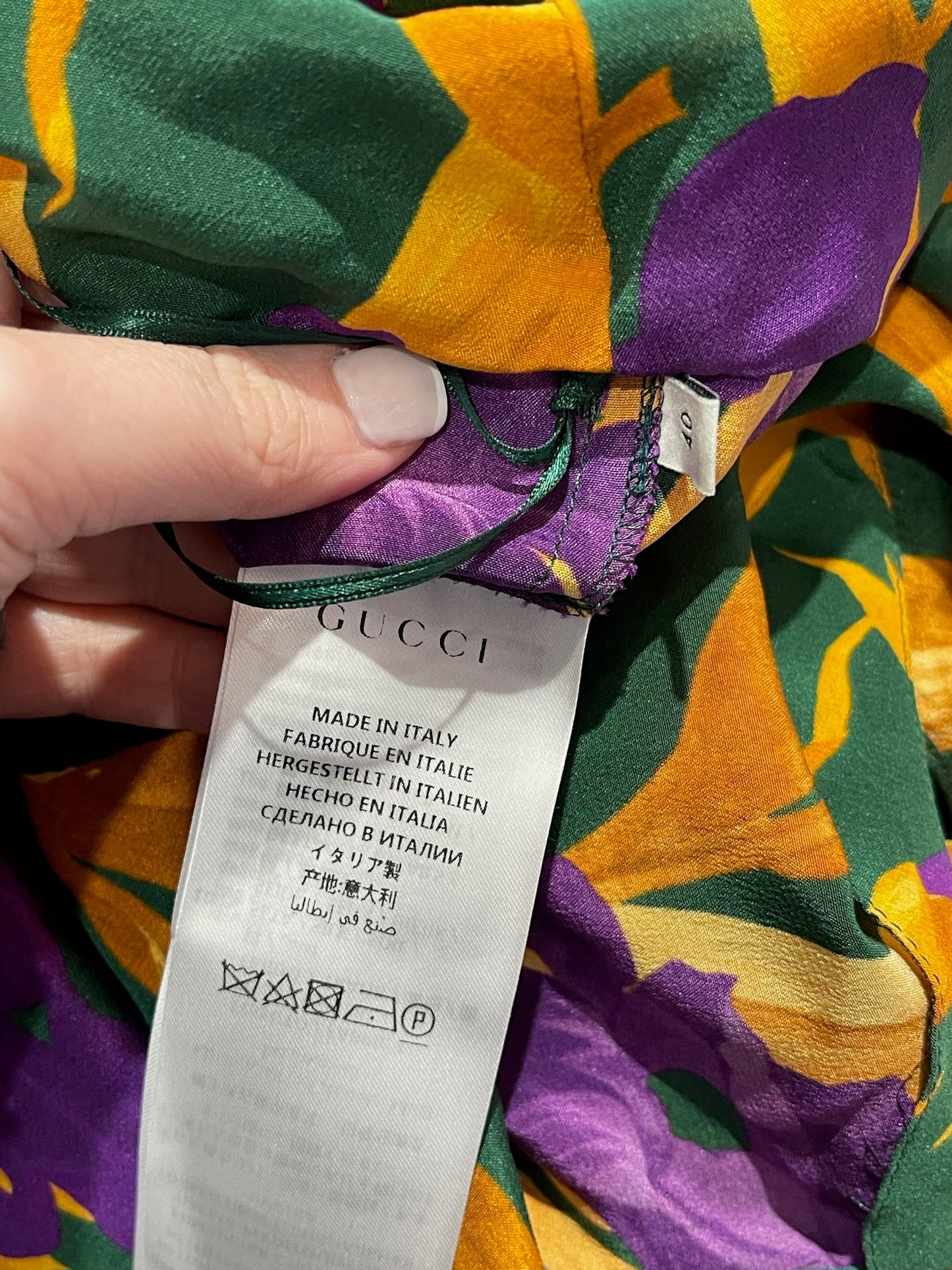 Robe Gucci imprimée T.36