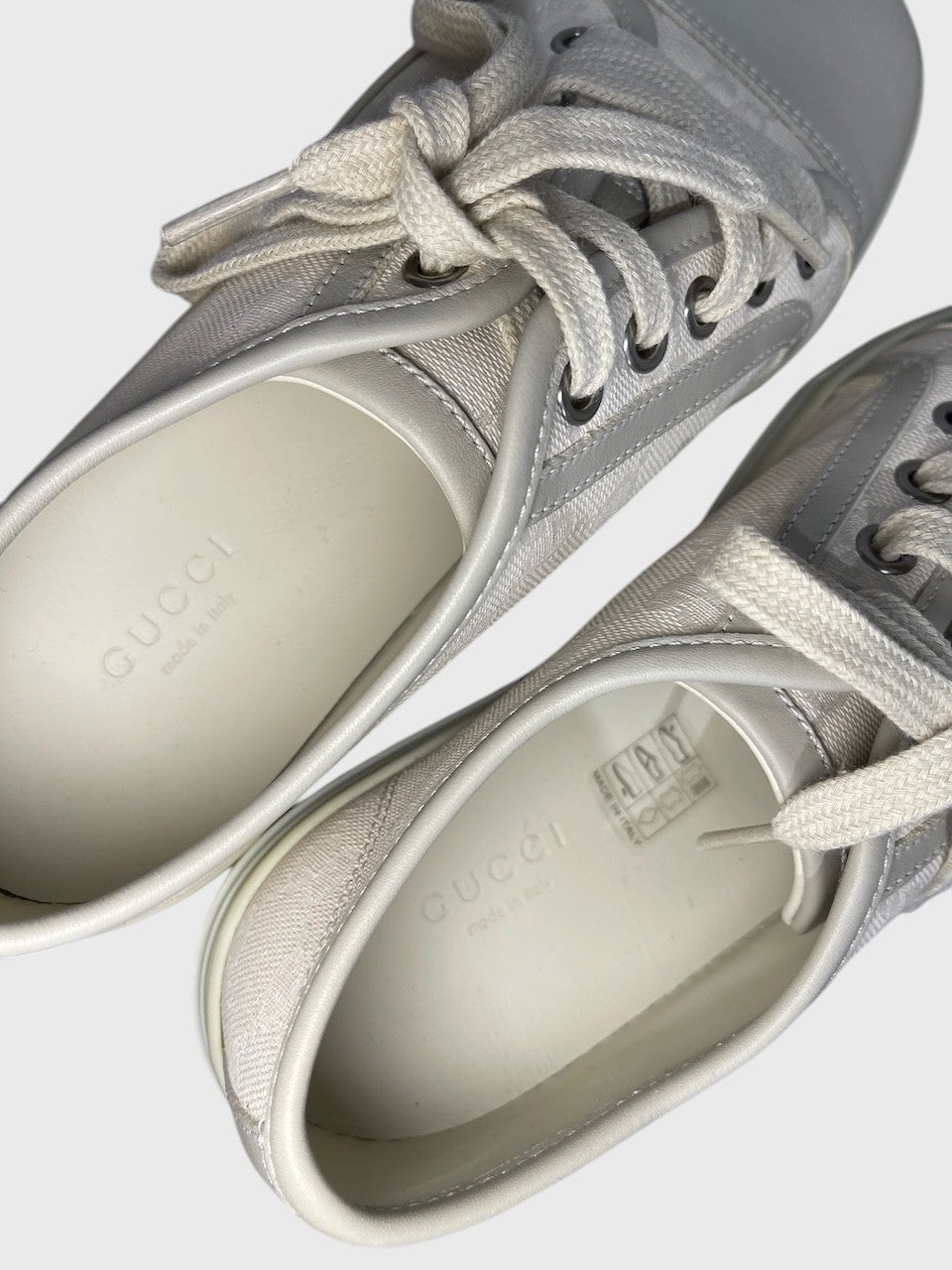 Baskets Gucci beiges T.36