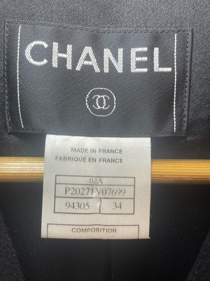 Manteau Chanel noir T.34