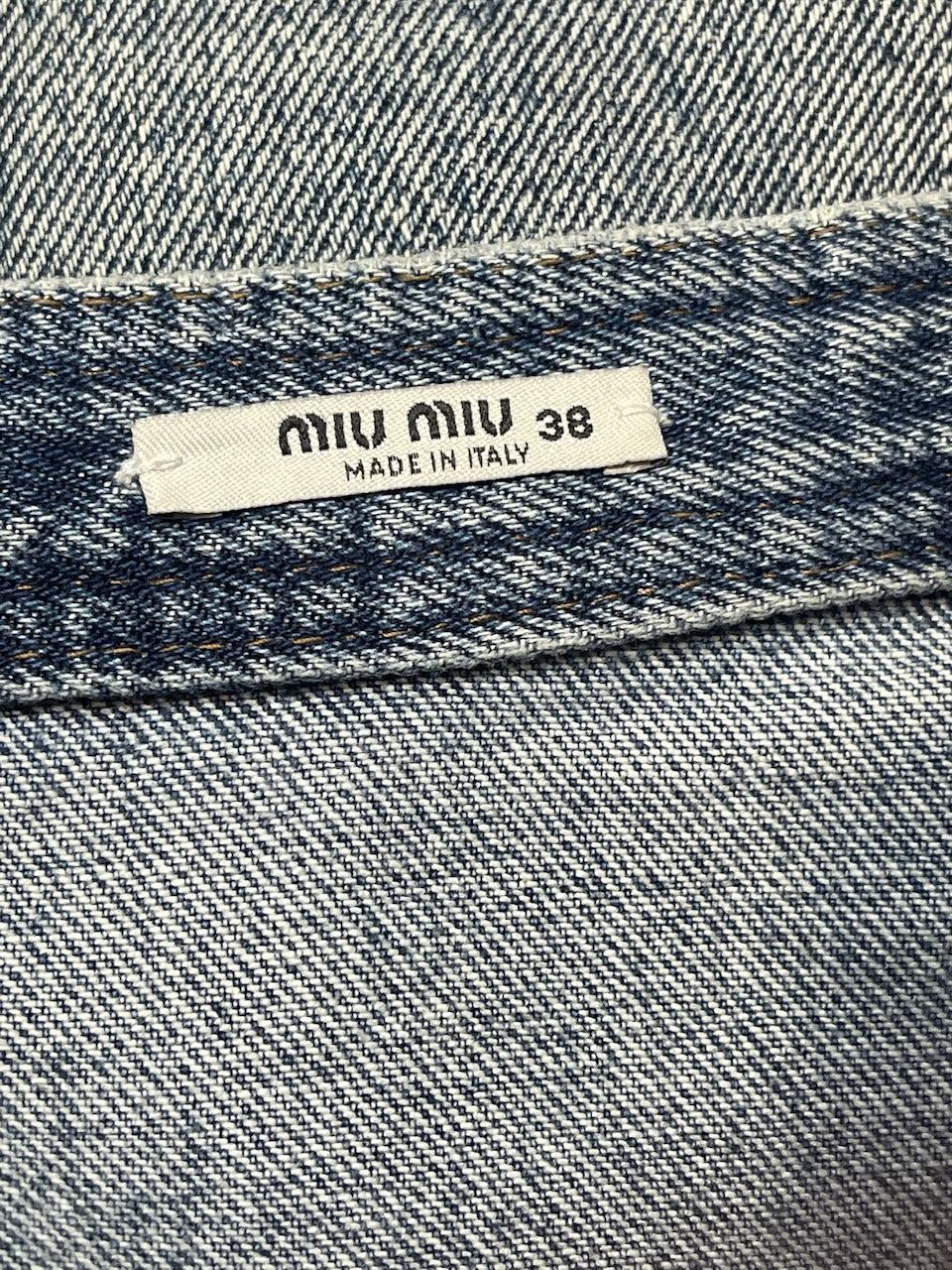 Jupe Miu Miu en jeans T.34