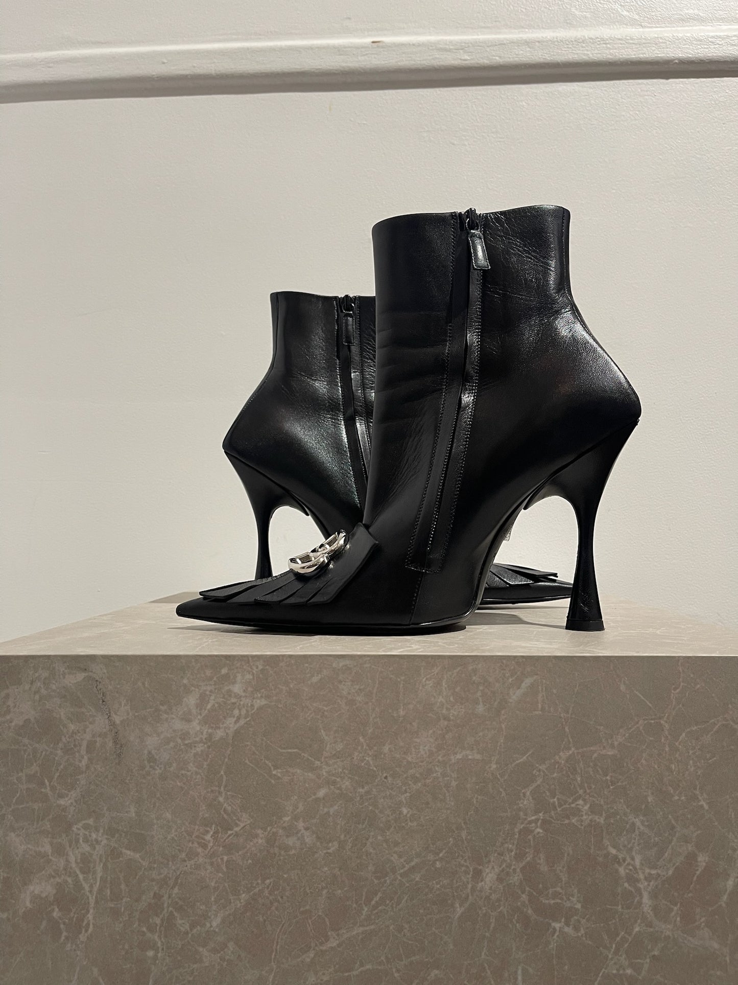 Escarpins Balenciaga Knife noir T.40