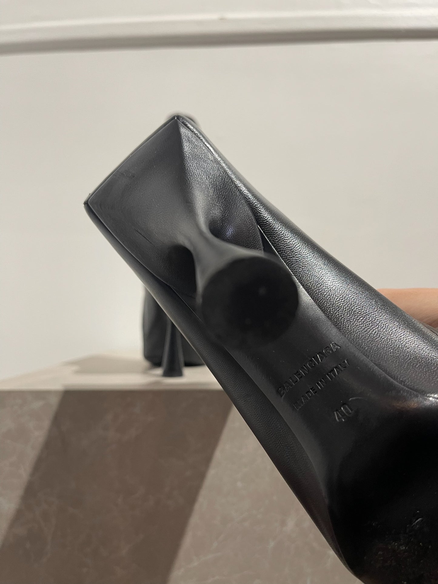 Escarpins Balenciaga Knife noir T.40