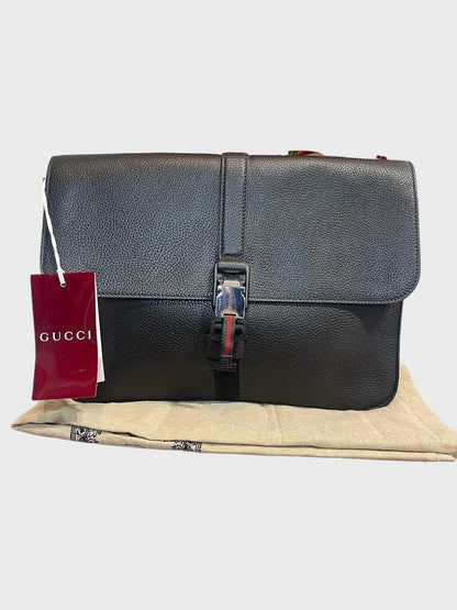 Porte-documents Gucci noir