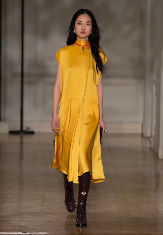 Robe Valentino jaune T.34