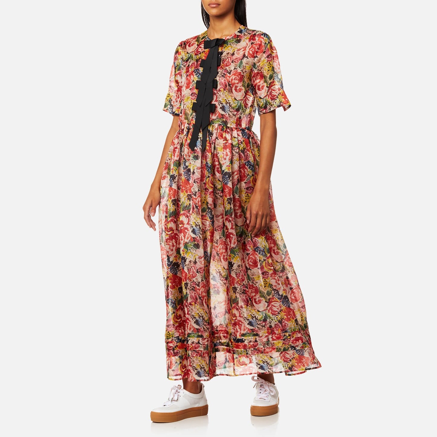 Robe Ganni à fleurs T.40