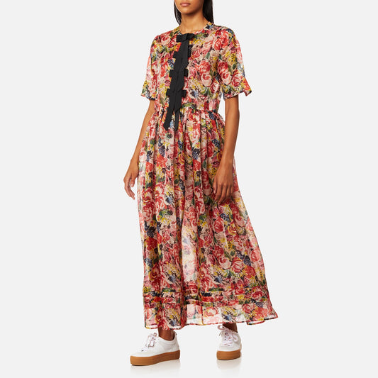 Robe Ganni à fleurs T.40