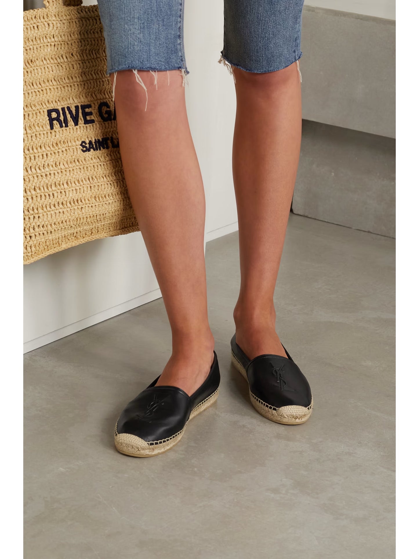 Espadrilles Saint Laurent noires T.42