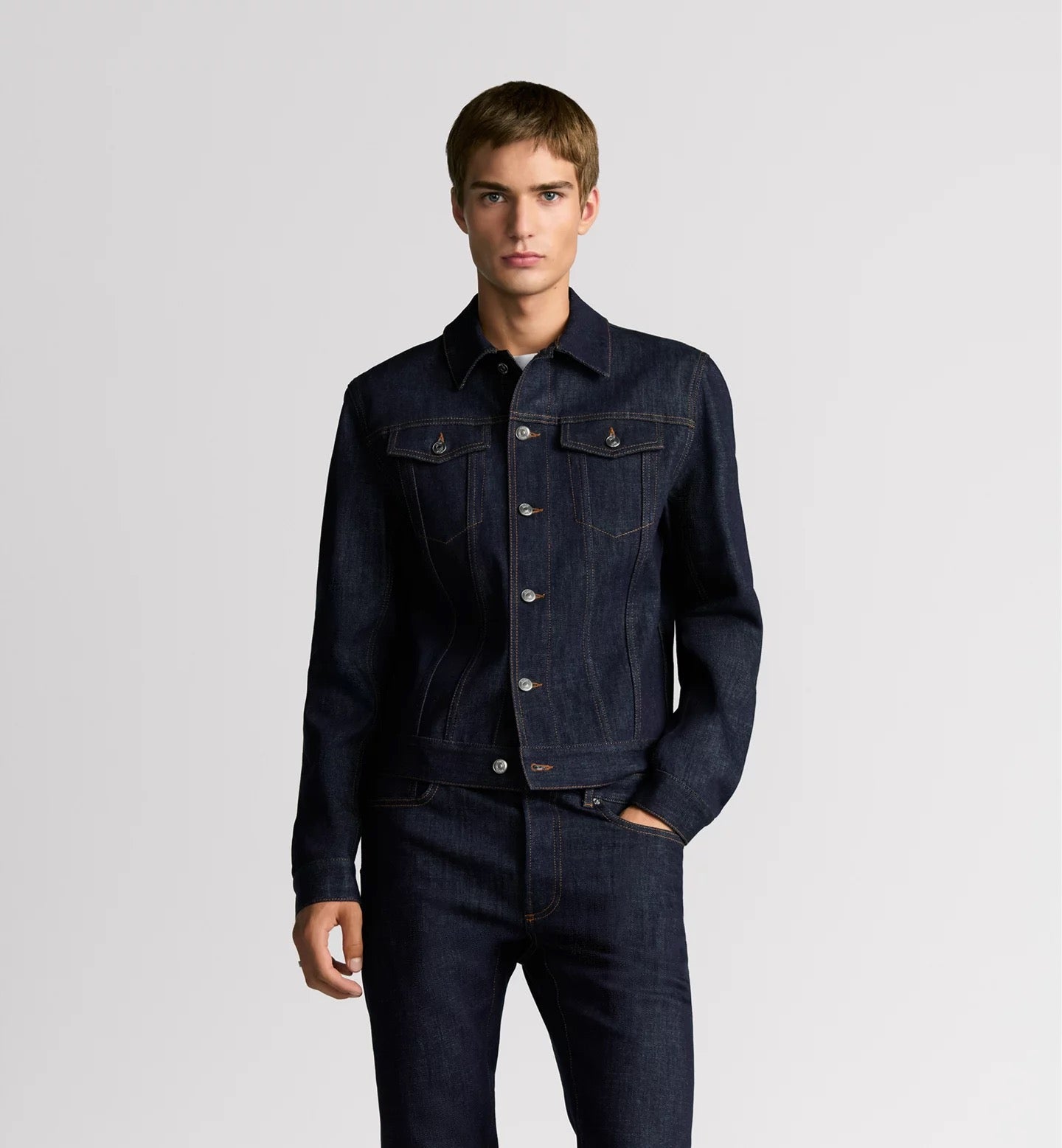 Veste en jeans Dior Oblique T.50