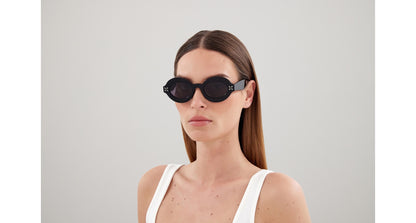 Lunettes de soleil Alaia noires