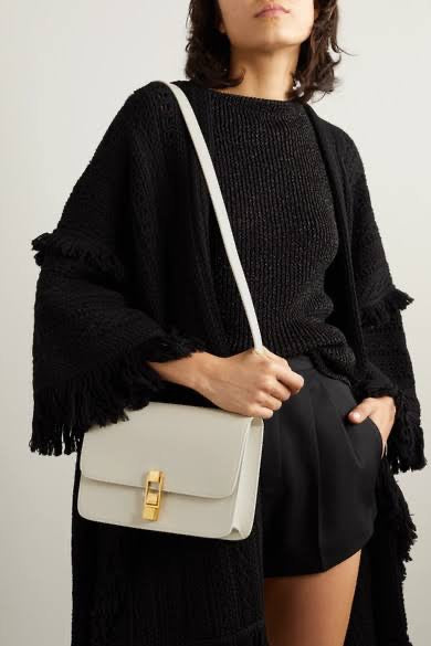 Sac Saint Laurent Carré Satchel blanc