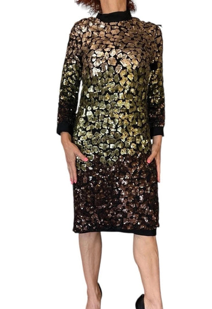 Robe Lanvin à sequins T.S