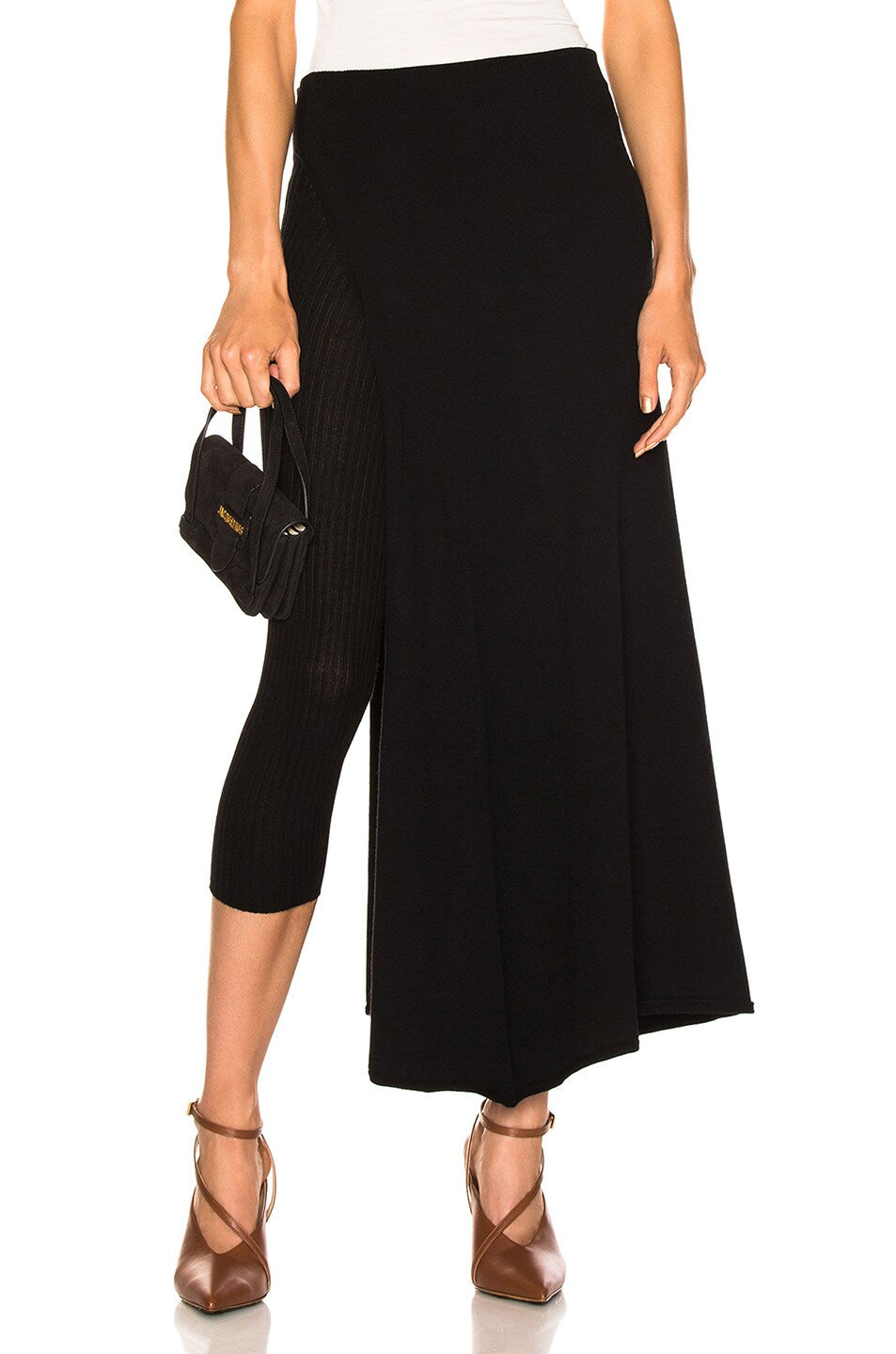 Jupe-pantalon Jacquemus noire T.40