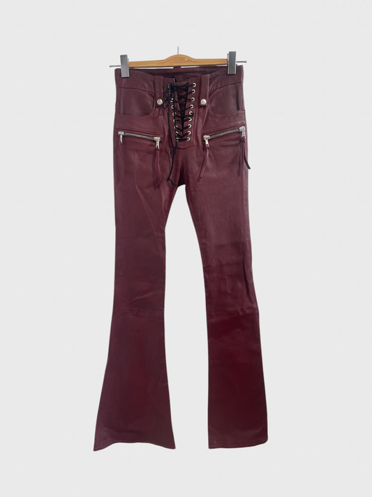 Pantalon Unravel Project bordeaux T.25