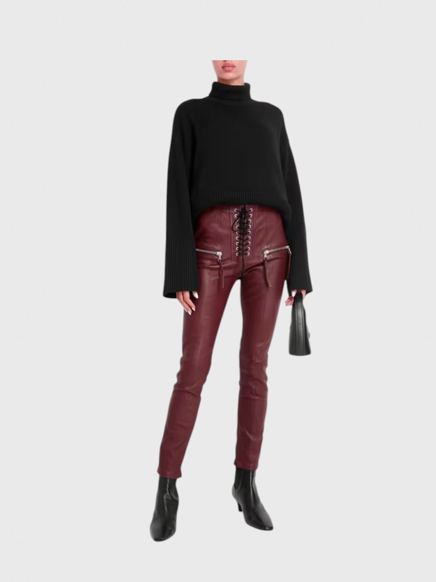 Pantalon Unravel Project bordeaux T.25