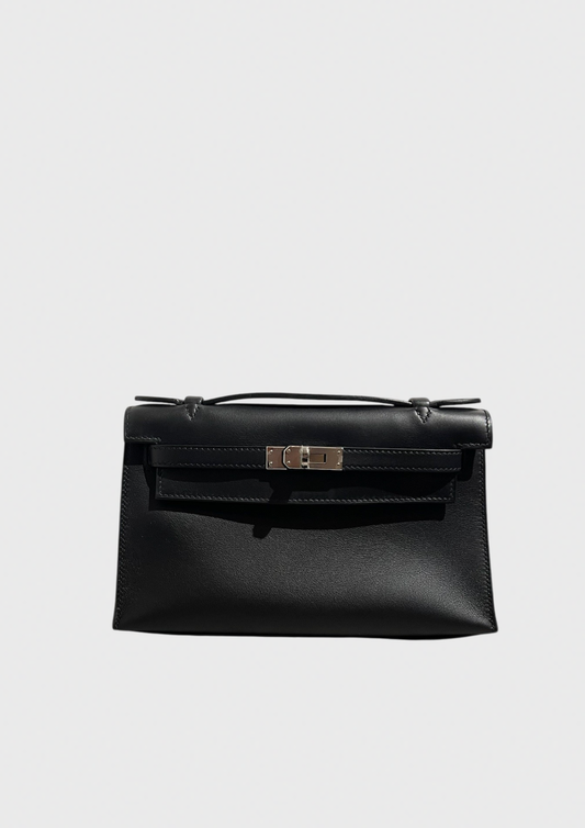 Pochette Hermès Kelly 20 Noir
