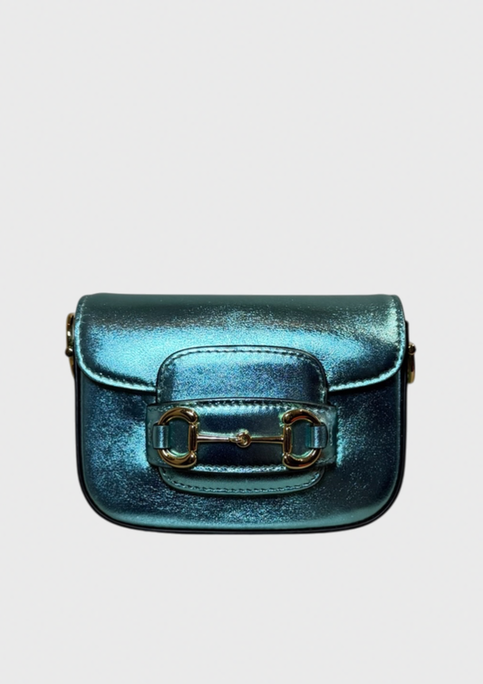Sac Gucci Horsebit 1955 Nano bleu